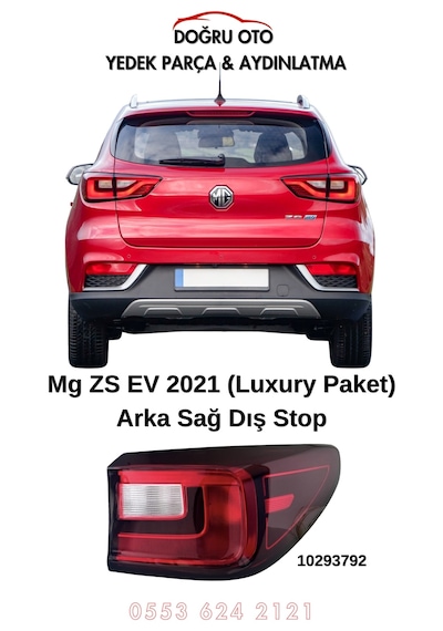 Mg Zs Ev Arka Sağ Dış Stop 2021 Luxury Paket - 10293792