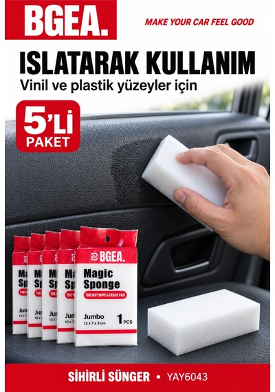 Bgea Sihirli Sünger Magic Sponge 5 Adet