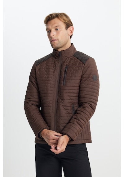 AC&Co / Altınyıldız Classics Erkek Kahverengı Standart Fit Normal Kesim Kapitone Desenli Dik Yaka Fermuarlı Yan Cep Şişme Mont Kahverengi AC&Co / Altınyıldız Classics Erkek Kahverengı Standart Fit Normal Kesim Kapitone Desenli Dik Yaka Fermuarlı Yan Cep Şişme Mont Kahverengi