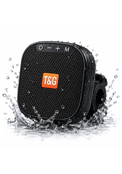 Kenly Tg-444 Bluetooth Hoparlör 5w Ipx6 Suya Dayanıklı Taşınabilir Kablosuz Speaker Fm Radyo Usb/tf Kart Tws Bisiklet Uyumlu