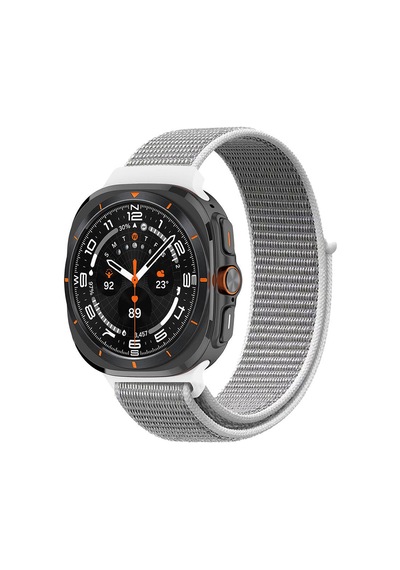 Microsonic Samsung Galaxy Uyumlu Watch Ultra Hasırlı Kordon Woven Sport Loop