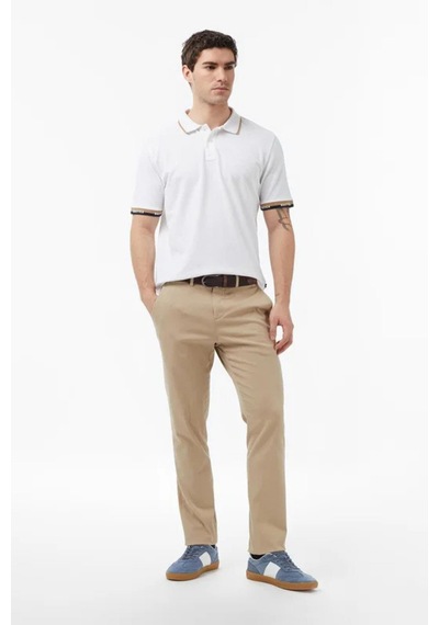 Nautica Erkek Beyaz Regular Fit Polo Yaka T-shirt-14602