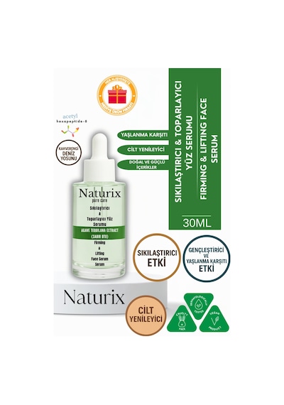 Naturix Sıkılaştırıcı ve Toparlayıcı Yüz Serumu 30 ML