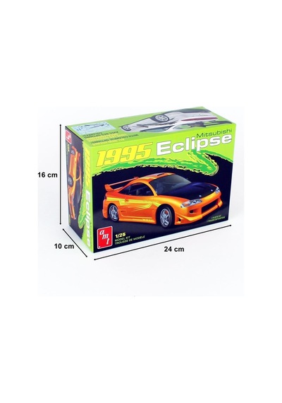 Amt 1089m 1/25 1995 Mitsubishi Eclipse, Demonte Plastik Araba Maketi