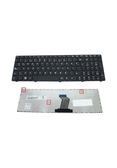 Lenovo İdeapad Z570, Z570a, Z575 Notebook Klavyesi Siyah Tr 02977140