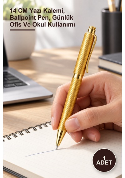 1 Adet Tükenmez Kalem Alk4117 14 Cm Yazı Kalemi, Ballpoint Pen, Günlük Ofis Ve Okul Kullanımı
