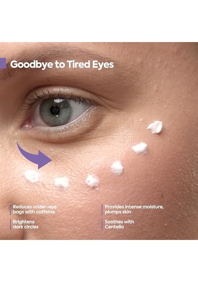 Clasy Care Göz Altı Kremi Morluk Ve Şişlik Karşıtı %5 Kafein +%2 Hyalüronik Asit Kırışıklık, Torba Ve İnce Çizgiler İçin Aydınlatıcı Göz Kremi Kore Esintili Göz Çevresi Kremi, 40 Ml