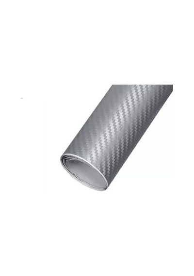 Hava Kanallı Gri Karbon Araba Kaplama Folyosu 152 Cm X 50 Cm