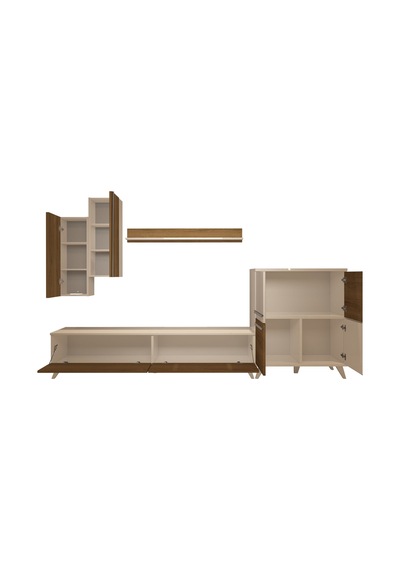 Decoraktiv Eko 6 Mdf Std Retro Tv Ünitesi Tv Sehpası Beyaz - Pera