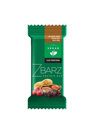 Zbarz Yer Fıstıklı Vegan Proteinli Meyve Barı 12  x 35 G
