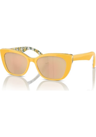 Dolce Gabbana Kids Dx4427 34437j 49 Kız Güneş Gözlüğü Sarı