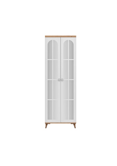 Bohem 2 Kapaklı Aynalı Komple Mdf Gardırop - Elbise Dolabı