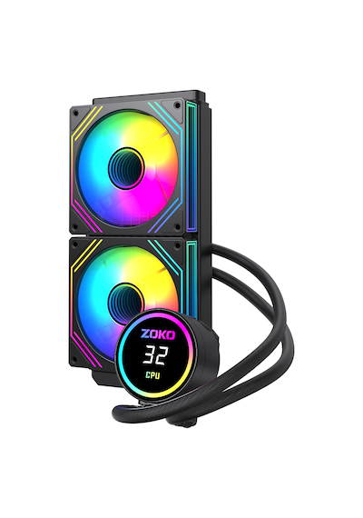 Zoko Twıst 240 Siyah 240mm Argb Fanlı Sıvı Soğutma 240 MM