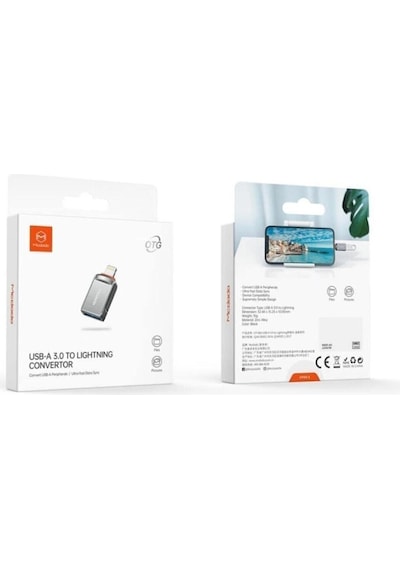 Mcdodo OT-8600 Apple Uyumlu iPhone İçin Otg Veri Data Aktarımı İçin Adaptör