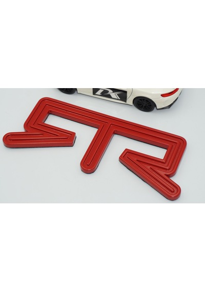 Dk Tuning Mustang Rtr Bagaj Kırmızı Logo Arma Ford İle Uyumlu