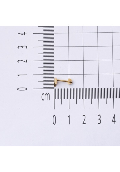 Bilezikci Yön 14 Ayar Altın Tragus Küpe Kphss14k22477 Sarı