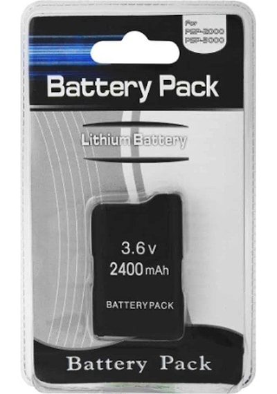 Psp Portable 2000/3000 Serisi 2400mah Yüksek Kapasite Batarya