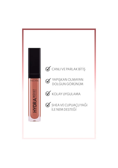 Hydramoist Lipgloss 05 Mystic Aura Nemlendirici Dudak Parlatıcısı - Kahverengi