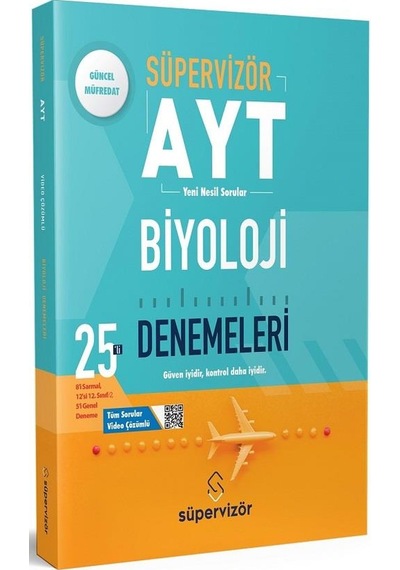 Süpervizör Yayınları Ayt Biyoloji 25’Li Deneme