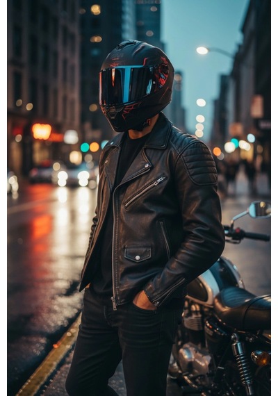 Gıvı 50.x Arachno Mat  1 Renkli 1 Şeffaf Vizörlü Motosiklet Kask Lacivet Vizör + Şeffaf