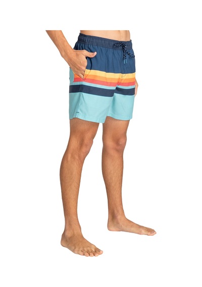 Bıllabong Billabong All Day Htr Stripes Lb Erkek Pembe Volley Short Blu Mavi