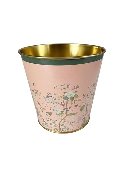 Evle-metal Popcorn Kutusu - Patlamış Mısır Kovası 13.5 Cm, Botanica Botanica Pink Diğer