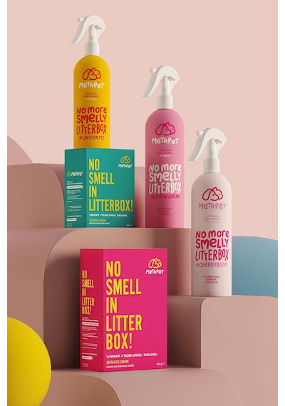 Metapet Doğal Kedi Kumu Tuvaleti Koku Giderici 400 ML