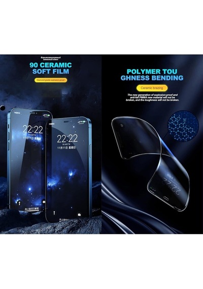 Samsung A14 Uyumlu Ekran Koruyucu Tam Kaplama 5d Antistatik Seramik Nano