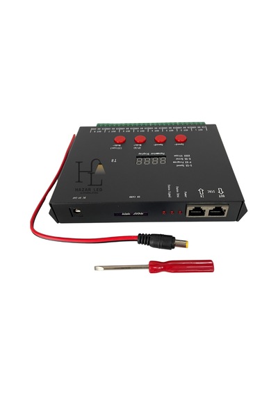 Pixel Led Kontrol Cihazı T-8000 Ttl 5-24 Volt