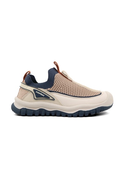 Pepino 2233 Bej Lacivert Çocuk Sneakers Bej - Lacivert