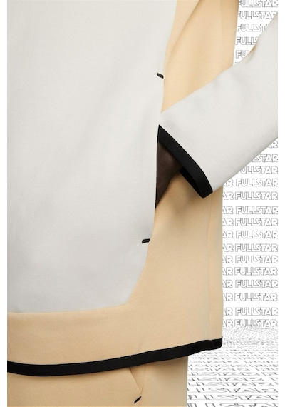Nike Sportswear Tech Fleece Full Zip Hoodie Fermuarlı Kapüşonlu Sweatshirt Bej
