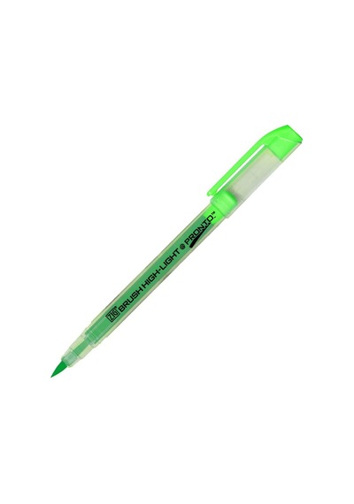 Zig Fosforlu Kalem Fırça Uçlu Bh-55/Dp5 Yeşil