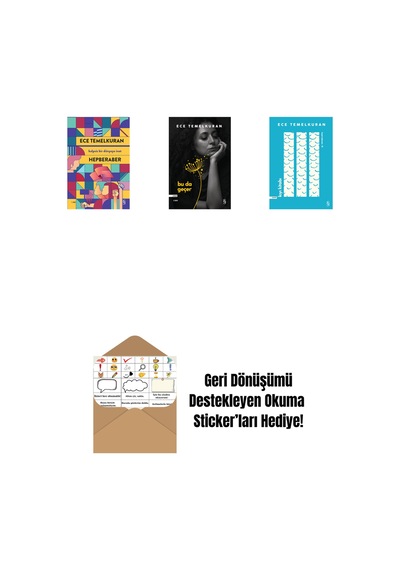 Hepberaber + Bu Da Geçer + Kıyı Kitabı + Okuma Sticker'ları