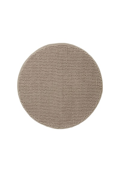 Ikea Toftbo Yuvarlak Banyo Halısı Paspas 55 X 55 Cm Bej