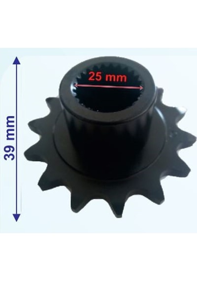 Atv Atv Ön Dişli 520-14T Iç 25Xuzunluk 39Xtm Öm