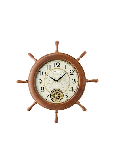 Seiko Clock QXC242B Duvar Saati Kahverengi