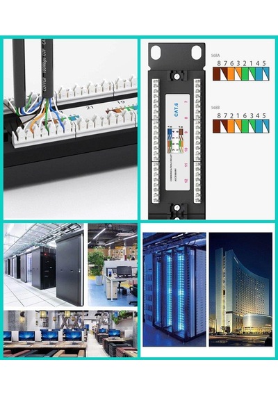 Herz Cat6 Patch Panel Full 24 Port Utp