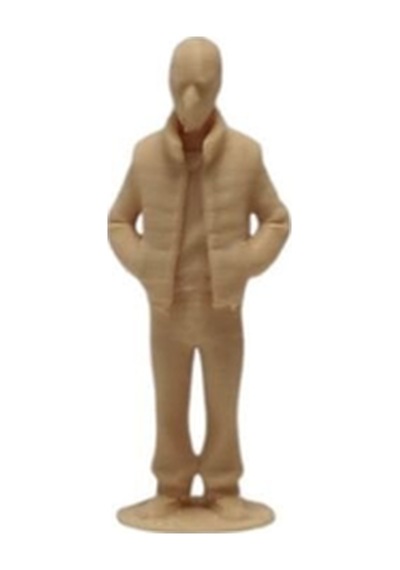 Erkek Ve Kadın 4cm Maket Malzemesi Boyasız