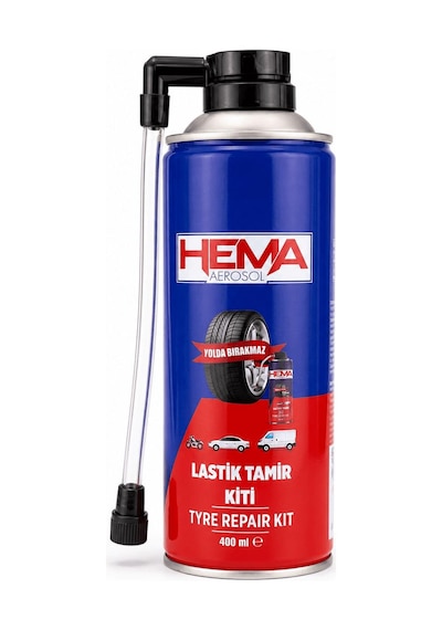 Oto Lastik Tamir Kiti - Universal Büyük Boy 400 Ml