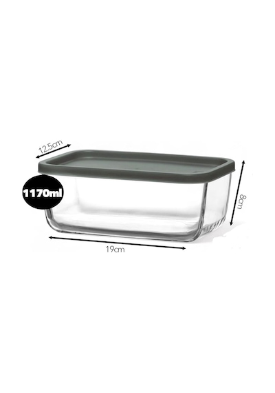 Feyzade Cube Kahvaltılık Saklama Kabı 6 Adet 1170cc Cub-238 Karışık