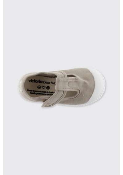 Victoria Unisex Bebek Bej Ayakkabı Krem