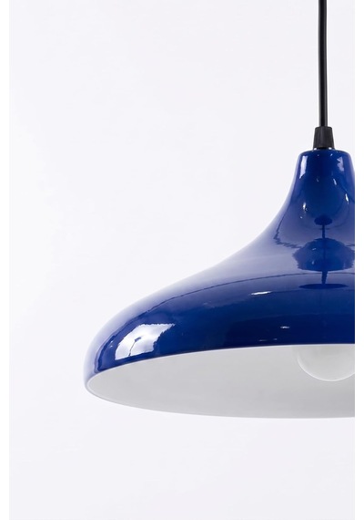 Nova Metal Sarkıt Avize, Bohem Tavan Lambası Ve Salon Oturma Odası Aydınlatması - Lacivert - 35 Cm Modern Dekor Diğer