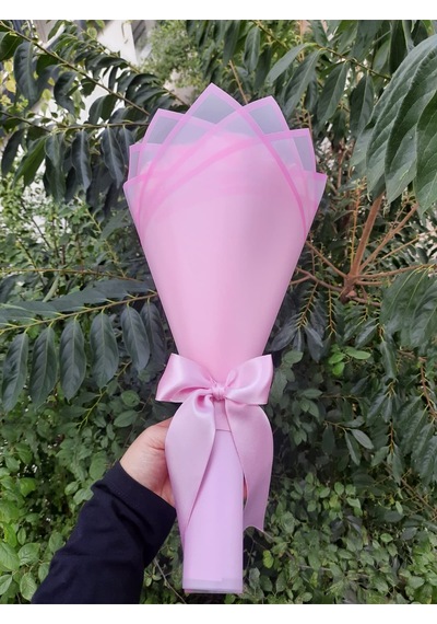 20 Li Ledli Solmayan Gül Buketi Pembe Beyaz Karışık Gül Pembeözel