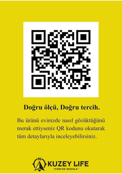 Kuzeylife Elegante Modern Tasarımlı Membran Kapaklı 4 Kapılı Gardırop (52cm Derinlik)