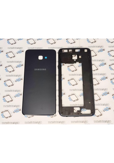 Tkgz Samsung Uyumlu Galaxy J4 Plus Kasa Arka Pil Batarya Kapağı Siya