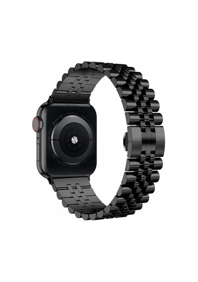 Apple Uyumlu  Watch  7 8 9 41mm Kordon Şeritli Metal Kordon 36