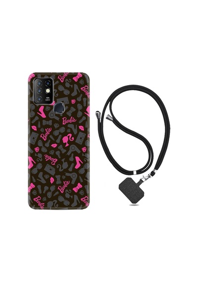 Infinix Hot 8 Kılıf Boyun Askılı Barbie And Shoes 1413