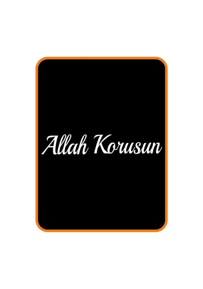 Allah Korusun Oto Sticker Beyaz 40 8 Cm