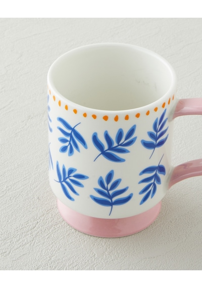 English Home Gifty Petal New Bone China Kupa 310 Ml Pembe-sarı-mavi Pembe-sarı-mavi