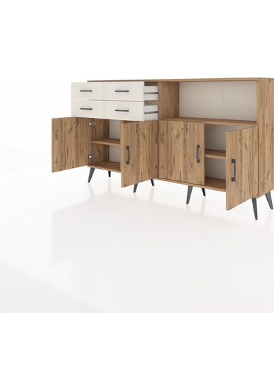 Arges Konsol 4 Raflı 4 Çekmeceli 4 Kapaklı 176x30x99 Çam-çam/aytaşı Atlas Çam/aytası - Atlas Çam Arges Konsol 4 Raflı 4 Çekmeceli 4 Kapaklı 176x30x99 Çam-çam/aytaşı Atlas Çam/aytası - Atlas Çam